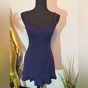 French Connection Midnight Blue Mini Dress